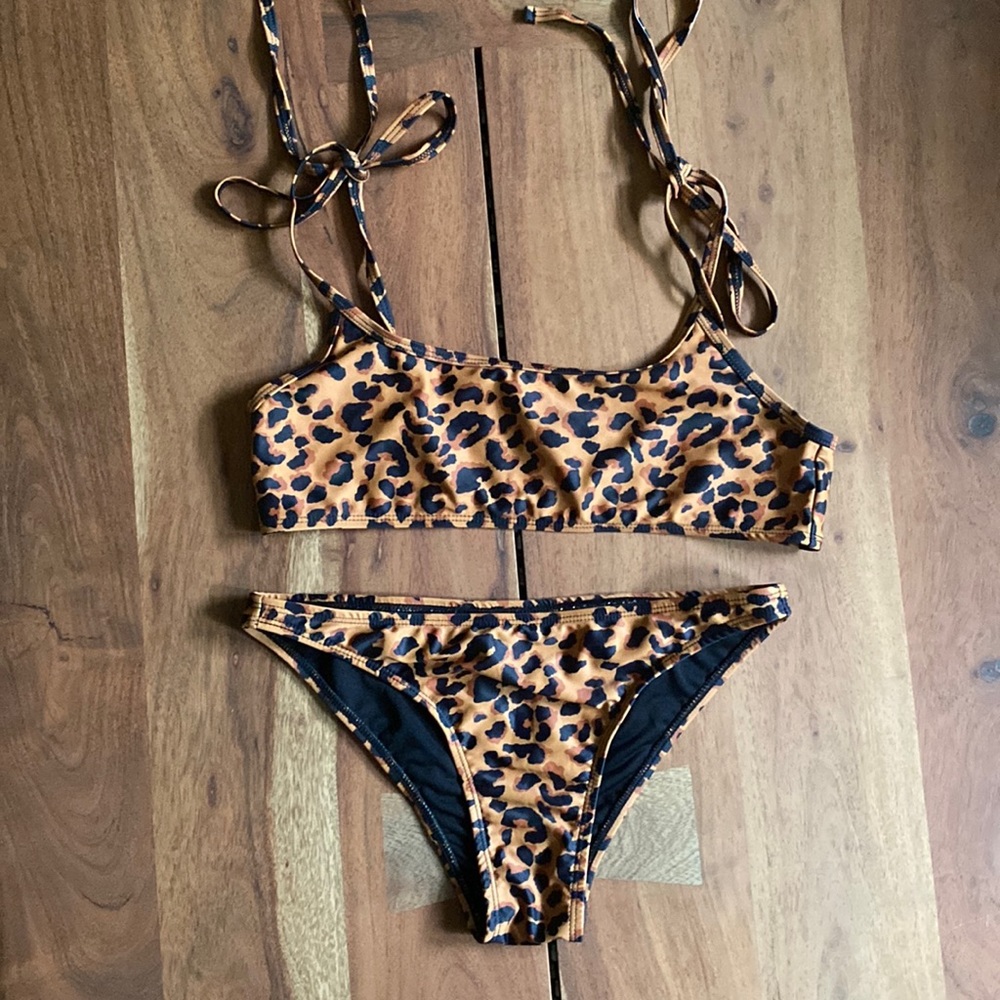 Motel Rocks Leopard Print Bikini